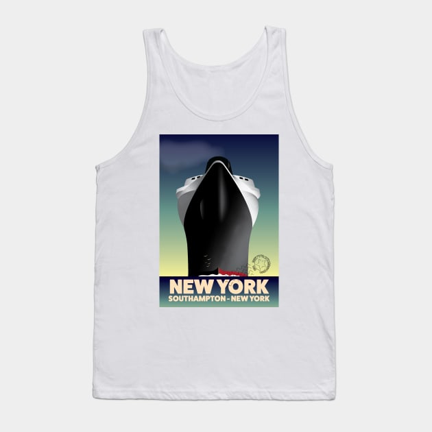 New York Cruise liner Tank Top by nickemporium1